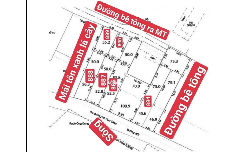 D2027 ⚡️⚡️ 4 Lô đất View sông Hà Huy Giáp Q12, SHR, HXT, 3.x tỷ